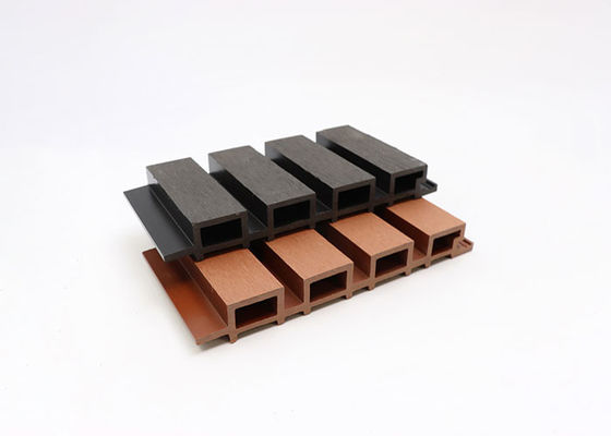 Il pannello di parete esteriore dell'HDPE WPC impermeabilizza il rivestimento 219x26mm della parete di WPC