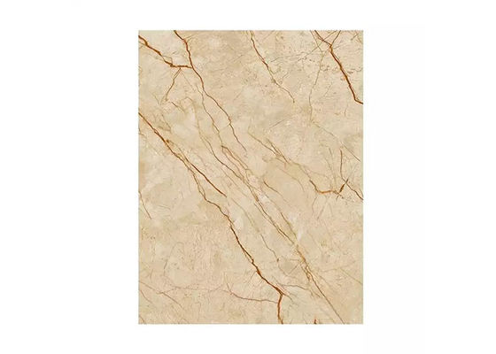 Pannelli di parete UV decorativi dell'alto del PVC strato impermeabile lucido del marmo