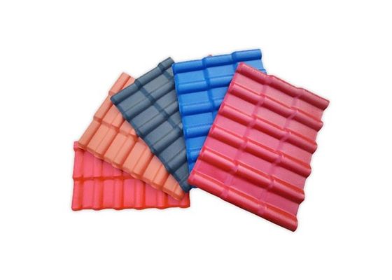 Decorazione all'aperto a prova di fuoco delle mattonelle composite di plastica del PVC Red Roof