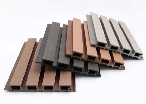 bordo composito di plastica della parete WPC di parete di 160x24mm del pannello di legno esteriore della cavità