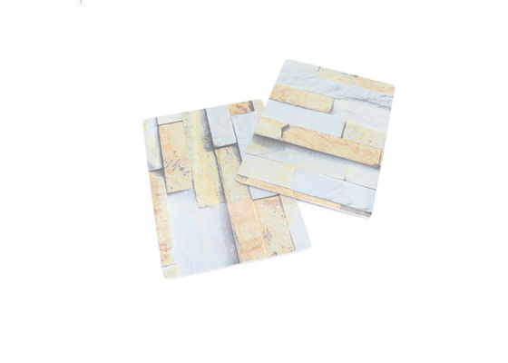 3D che stampa il PVC di marmo UV di plastica della parete riveste la decorazione di pannelli interna