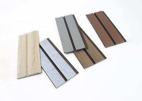 Bordo di legno decorativo impermeabile interno della parete del grano del pannello di parete del polistirolo