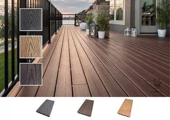 Estrusione di legno composita di plastica di legno di Co del PE del rivestimento della parete del pannello di parete esterna WPC