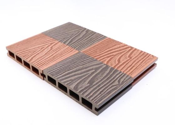 Impermeabilizzi non il legno all'aperto di Decking di slittamento WPC che pavimenta il Decking di plastica