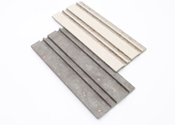 Parete di legno interna 3D di PS del modanatura del cornicione che riveste decorazione di pannelli impermeabile