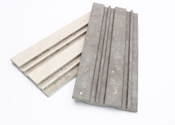 La parete scanalata in insonorizzata impermeabile di PS riveste il composto di pannelli di plastica di legno facile dell'installazione