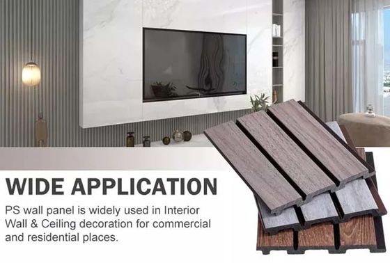 Il pannello di parete impermeabile del polistirolo della decorazione domestica ha personalizzato il rivestimento della parete di PS