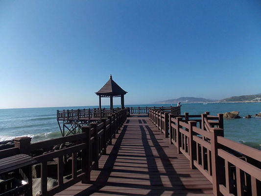 Rivestimento all'aperto della parete del pannello di parete di WPC di Decking del PE dell'estrusione composita di plastica di legno di Co WPC