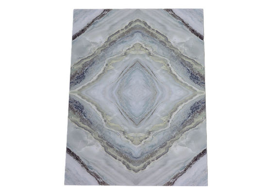 i pannelli di plastica decorativi di 1.22x2.8mx3mm per lucido di lusso delle pareti alto impermeabilizzano