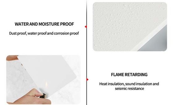 Bordi di forme leggeri del PVC del pannello di muro di cemento 1.22x2.44m Colourful