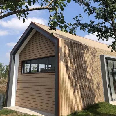 All'aperto amichevole di lusso di Eco di struttura di Wpc di parete del rivestimento di legno del pannello per la decorazione dell'iarda