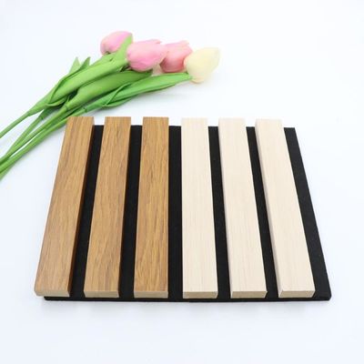 MDF assorbente del suono materiale acustico di parete in legno pannello di ardesia