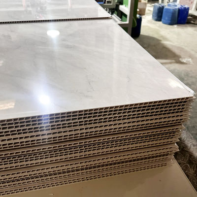 Pannelli di bagno in plastica di marmo ecologica per le pareti interne Villa appartamento bagno impermeabile