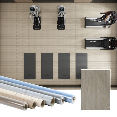 Facile da installare e rimuovere Decal da pavimento a bassa manutenzione Resiste all' acqua sbiadire Indossare quotidianamente per una bellezza duratura