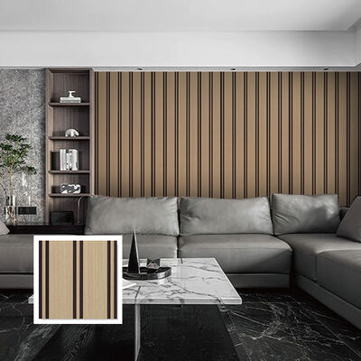 Pannello da parete per soffitto scanalato in PVC resistente all'umidità e facile da installare per la decorazione della parete del soffitto di interni moderni