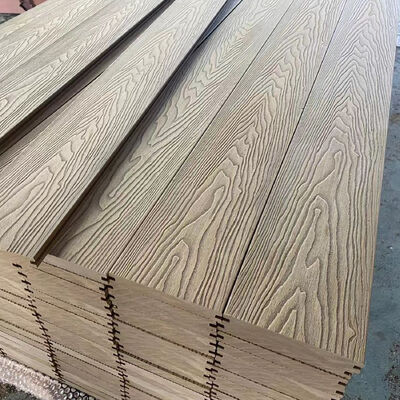 Sistema di pannelli murali esterni in WPC Composito in legno di plastica impermeabile per rivestimenti murali esterni