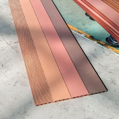 Pannello di parete esterno WPC composito di legno plastico esterno con resistenza alle intemperie e facile installazione