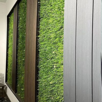 Pannelli murali acustici in Wpc con linguetta e scanalatura a bassa manutenzione Decorazione di edifici esterni