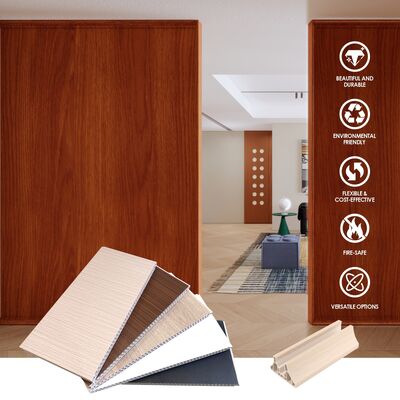 Pannello Murale in PVC Divisorio Decorativo per Interni Impermeabile per Spazio Abitativo