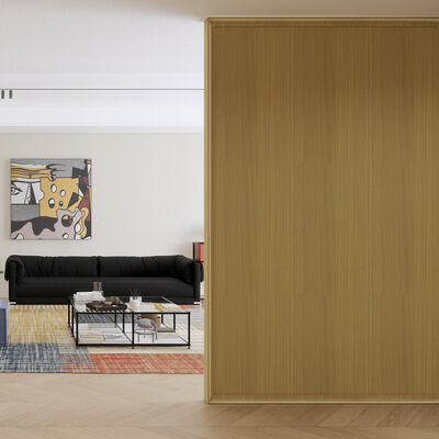Pannello divisorio in PVC impermeabile, ignifugoso, impermeabile all'umidità per la decorazione degli interni degli uffici