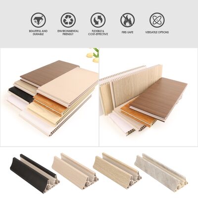 Pannello divisorio in PVC impermeabile, ignifugoso, impermeabile all'umidità per la decorazione degli interni degli uffici