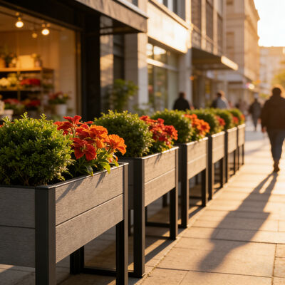 Orto Rialzato Elevato Con Gambe Metalliche Per Piantare Verdure, Fiori ed Erbe Aromatiche All'aperto