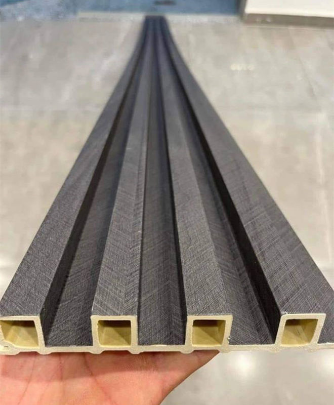 Composto di plastica di Wpc della decorazione della parete interna di parete di legno decorativo dell'interno del pannello