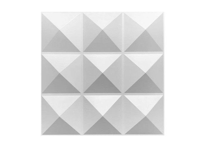 Oro brillante decorativo interno impermeabile Diamond Design dei pannelli di parete 3D del PVC 1mm