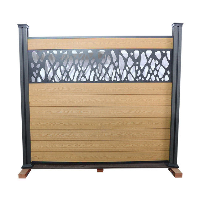Balconi composito decorativo 90 * 25mm dei bordi di Panels Waterproof Garden del recinto di Wpc