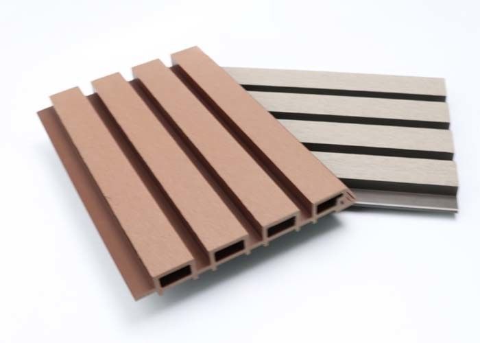 All'aperto amichevole di lusso di Eco di struttura di Wpc di parete del rivestimento di legno del pannello per la decorazione dell'iarda