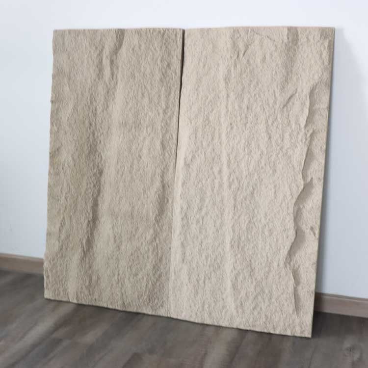 Pannello culturale Grey Simulation Polyurethane scuro 120 * 60cm della pietra dell'unità di elaborazione della decorazione domestica
