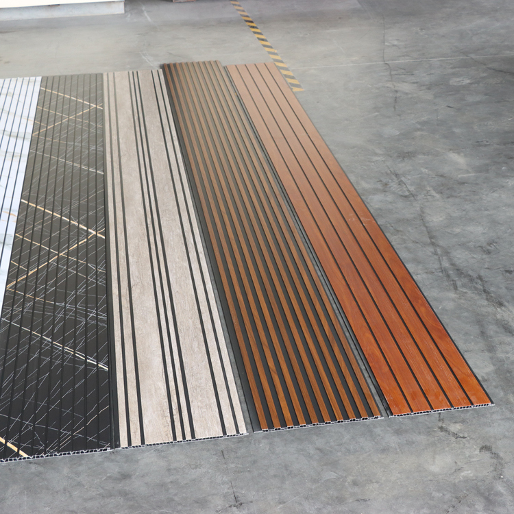 Pannello per soffitto in PVC per arredamento moderno come pannello murale Pannello murale in PVC con texture 3D per camera da letto del soggiorno