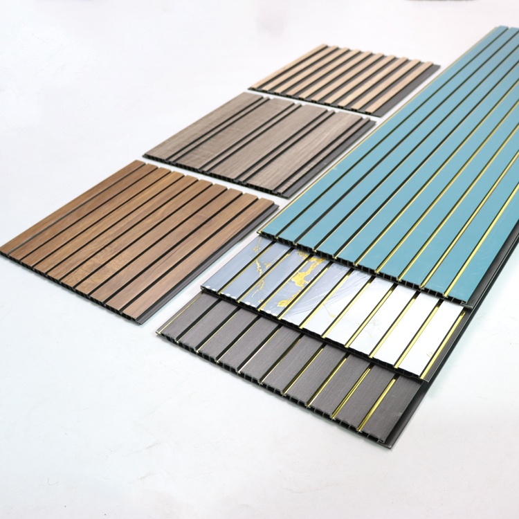 Pannello murale in PVC con venature del legno, pannello decorativo per pareti, materiale ecologico per camera da letto, soggiorno, parete di sfondo TV