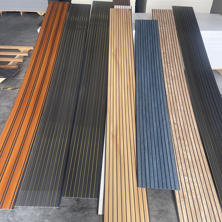 Modello 3D pannello da parete in PVC Moderno Decorazione da parete Superficie testurizzata Facile da pulire Tavola da parete per la decorazione della parete