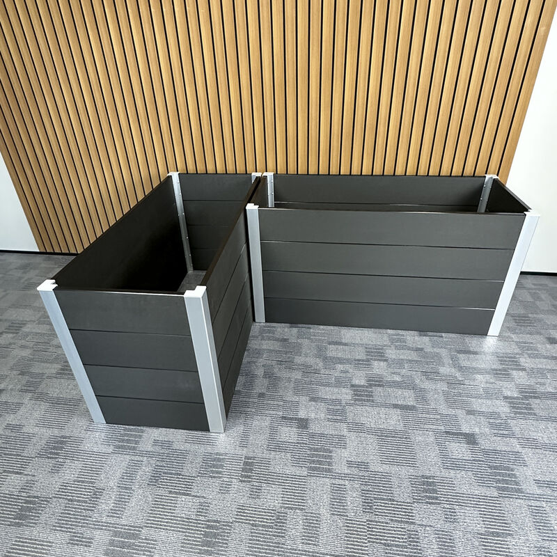 Grande fioriera da giardino rialzato per orto e aiuola all'aperto