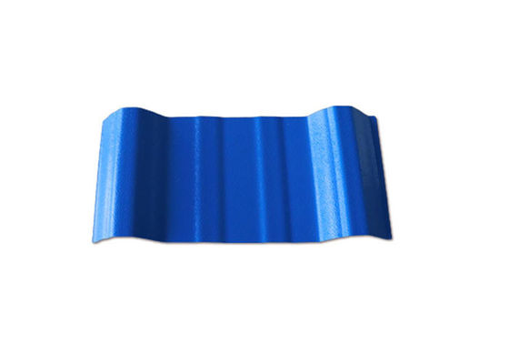 Facili a prova di fuoco installano le mattonelle di plastica ondulate delle mattonelle di tetto per le mattonelle dello strato del tetto della resina del PVC della luce del tetto