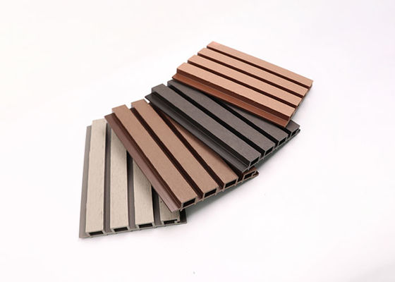 Il pannello di parete esteriore dell'HDPE WPC impermeabilizza il rivestimento 219x26mm della parete di WPC
