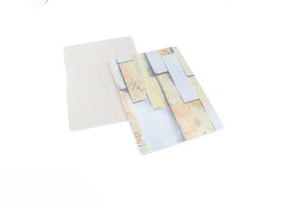 Strato UV dell'alto di 1220x2440mm 3mm del PVC di parete del pannello marmo lucido del PVC