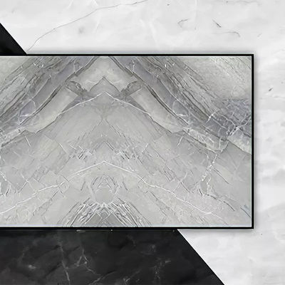 Strato UV dell'alto di 1220x2440mm 3mm del PVC di parete del pannello marmo lucido del PVC