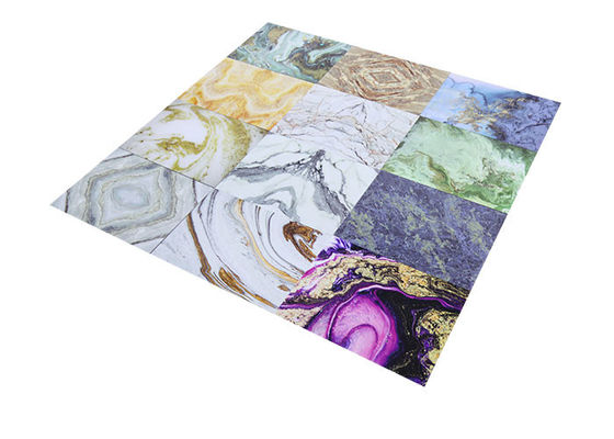 strato 3D del marmo del PVC di 1220x2440mmx3mm che stampa pannello UV decorativo