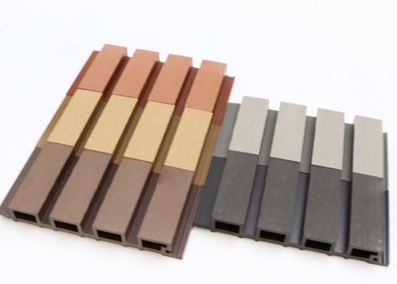 bordo composito di plastica della parete WPC di parete di 160x24mm del pannello di legno esteriore della cavità