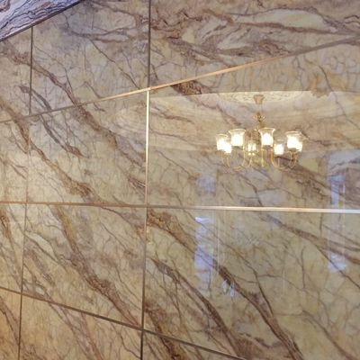 Strato di marmo UV decorativo interno alternativo di marmo 1220x2800x3mm del PVC