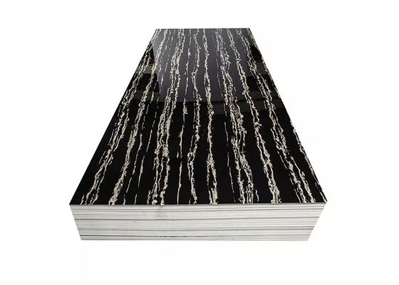 strato di marmo UV del PVC 4x8 di 3mm per la decorazione dell'interno della parete