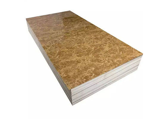 strato di marmo UV del PVC 4x8 di 3mm per la decorazione dell'interno della parete