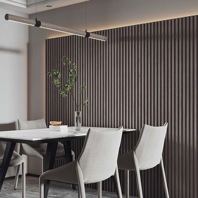 Il nuovo stile facile installa il pannello di parete dell'interno del rivestimento della parete della decorazione WPC 3D