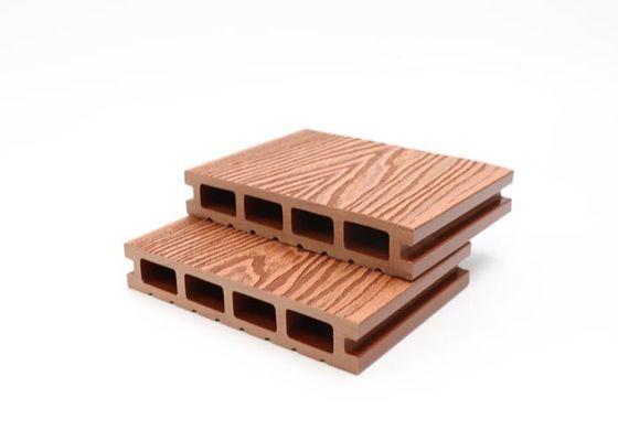 Decking composito di plastica di legno composito dei bordi di piattaforma di 140x25mm per il giardino