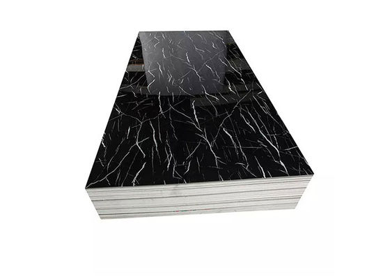 Pannelli di marmo UV del PVC dello strato decorativo interno impermeabile del marmo 2mm - 5mm