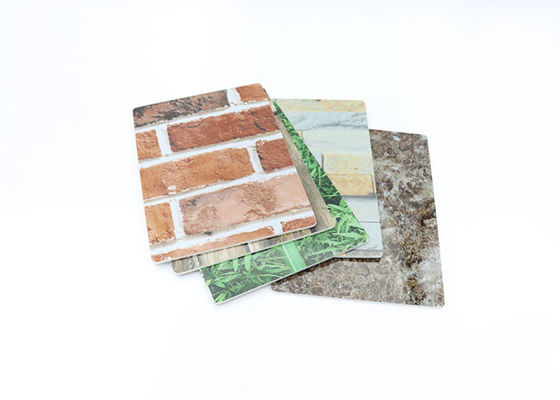 Pannelli di marmo UV del PVC dello strato decorativo interno impermeabile del marmo 2mm - 5mm