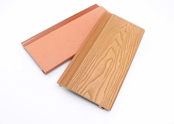 Il pannello di parete esterna composito di plastica di legno Co ha espulso pannello di rivestimento scanalato in di WPC