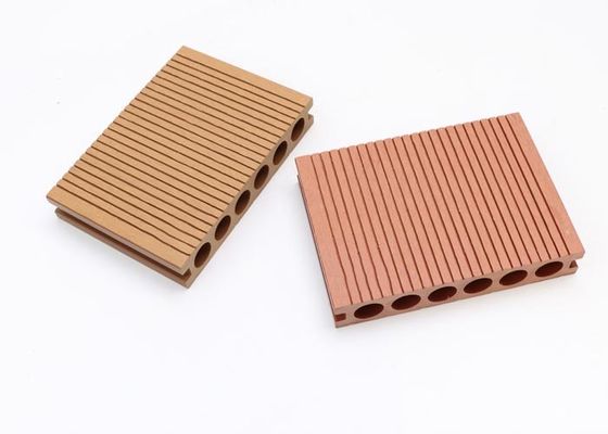 Bordi di piattaforma compositi di plastica di legno all'aperto di struttura di Decking di legno della pavimentazione WPC